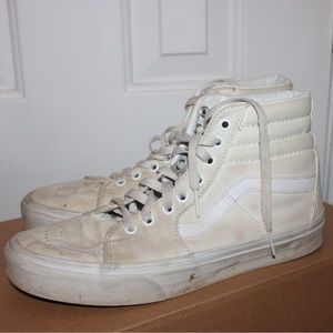 White High Top Vans